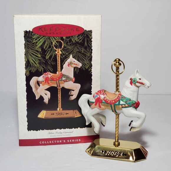 Hallmark Keepsake Ornament Tobin Fraley Carousel Horse 1994 NEW - Picture 1 of 10